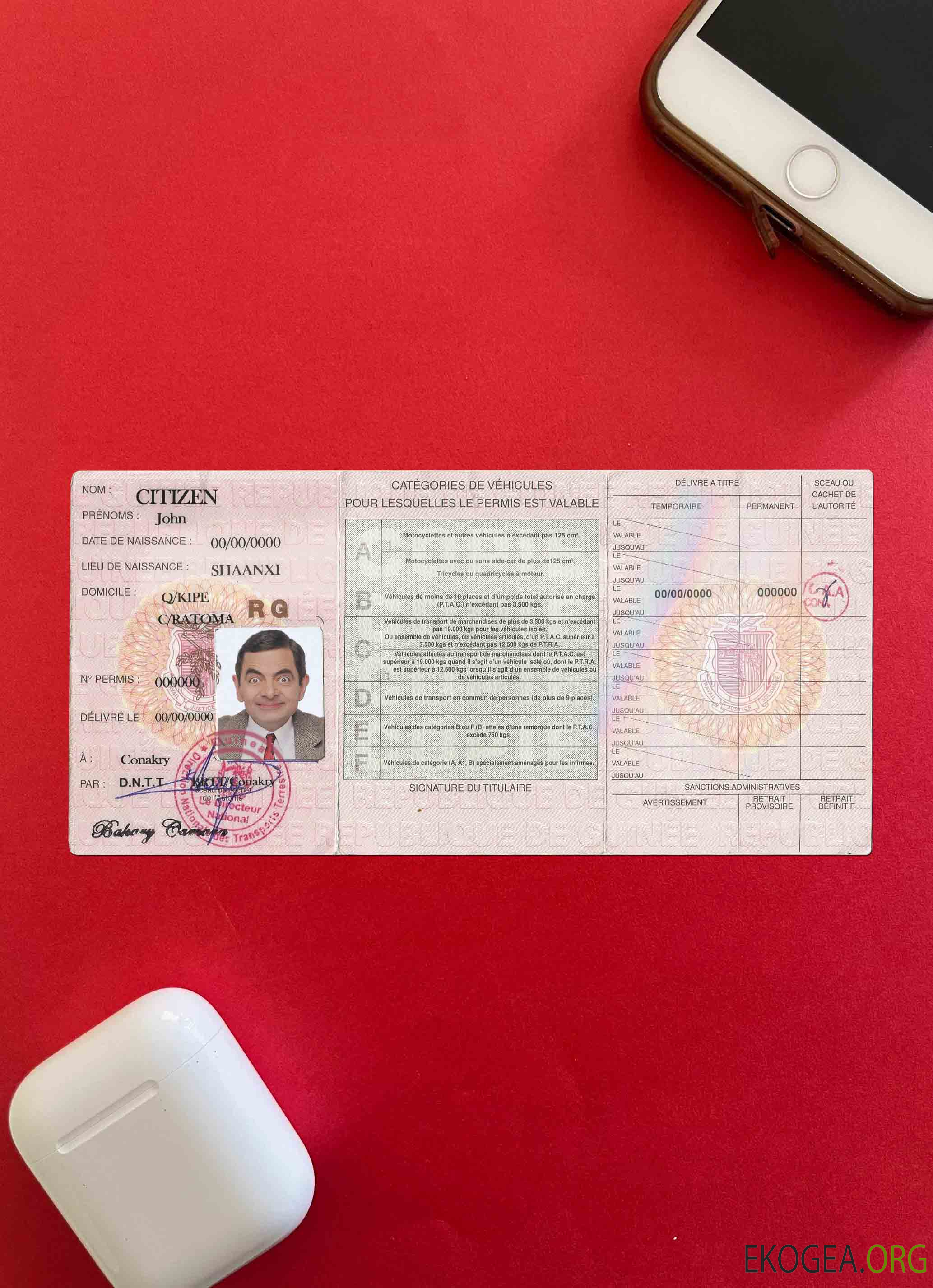 Photolook Guinée DL template Photolook Guinée DL template